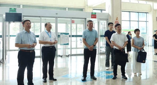 山东健康医养集团来访我院进行参观交流