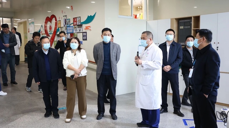 枣庄市医疗卫生服务体系建设暨乡村医疗提质提效专题培训班来我院参观交流